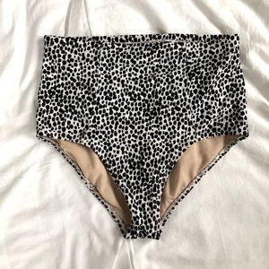OLD NAVY Dalmatian High Waisted Bikini Bottoms